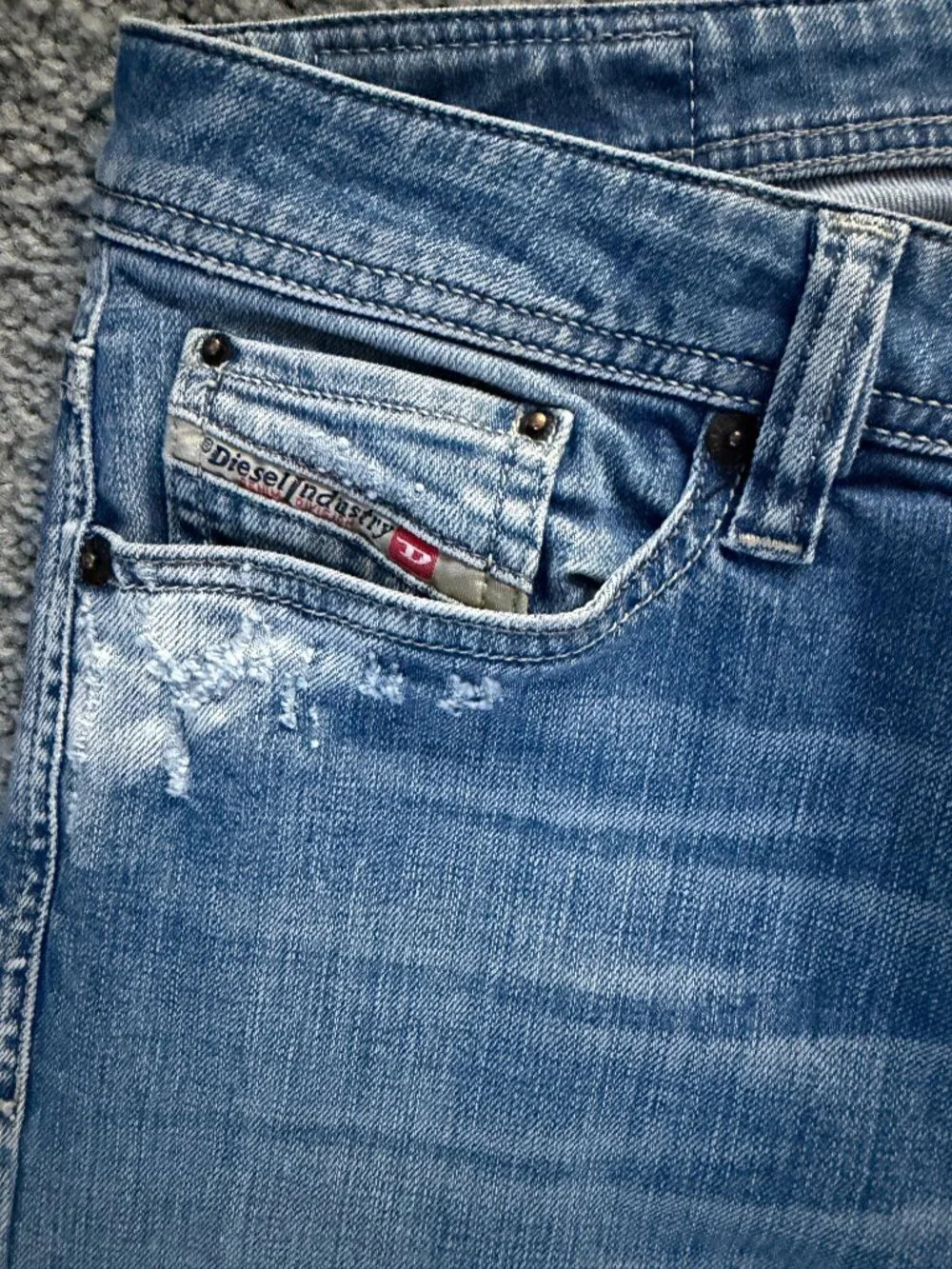 Diesel Viker 008W7 Regular Straight Men's Stretch Jeans Size 34x32- Very Good UC